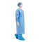 Robe chirurgicale d'isolement jetable stérile avec le niveau 3 de Rib Cuff AAMI